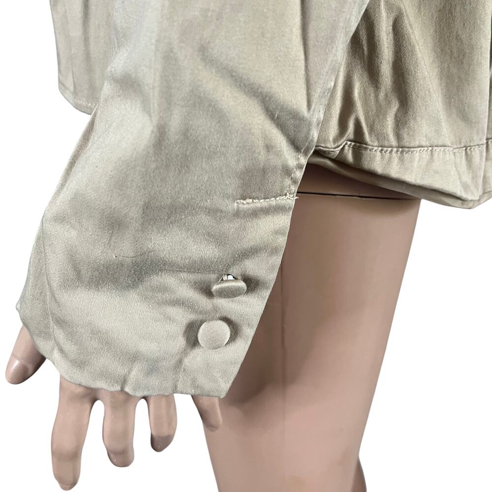 Sandro Blazer Jacket Womens Size Small Tan 5 button - Picture 7 of 10